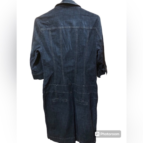Vintage Smart Set Denim Dress Women’s Size 11, loops for Belt - Picture 2 of 12